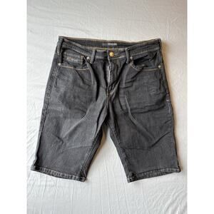 Fried Denim - Mens Black Jean Shorts - Size 34